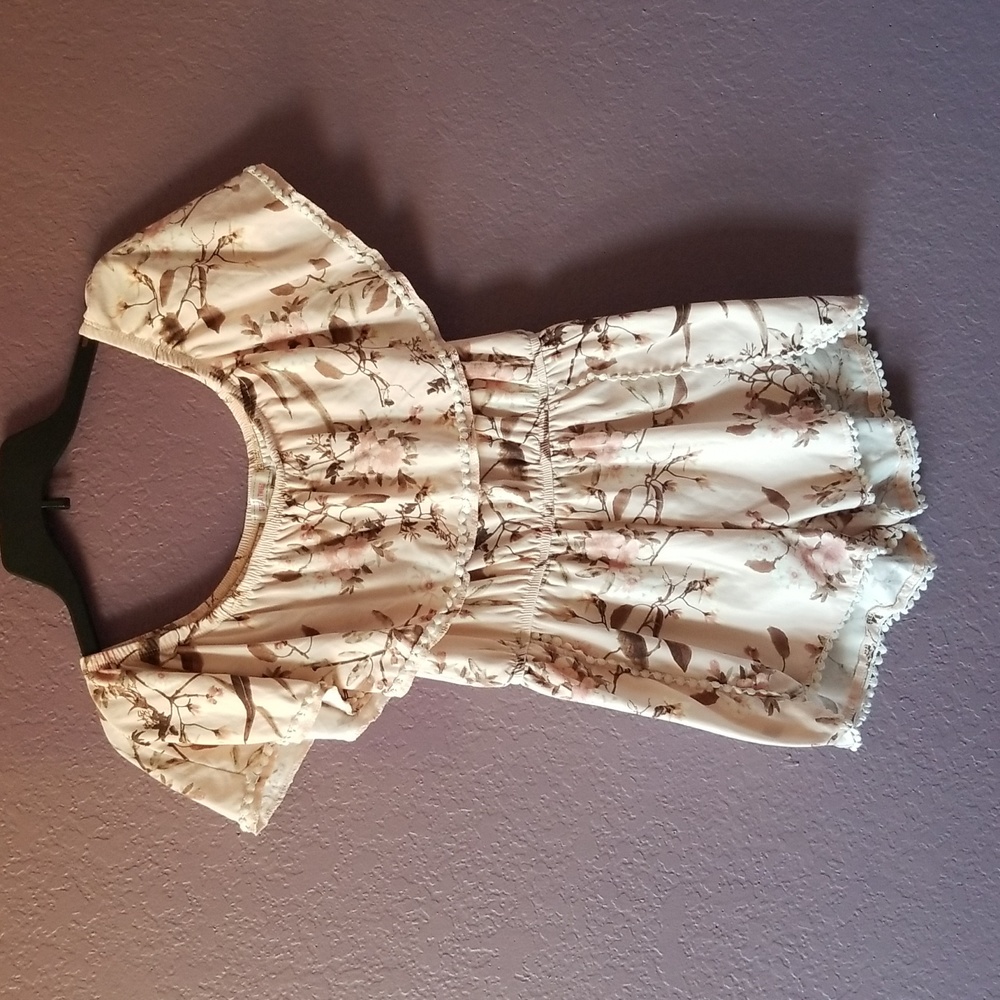 Stella Tweed Pink Floral Romper